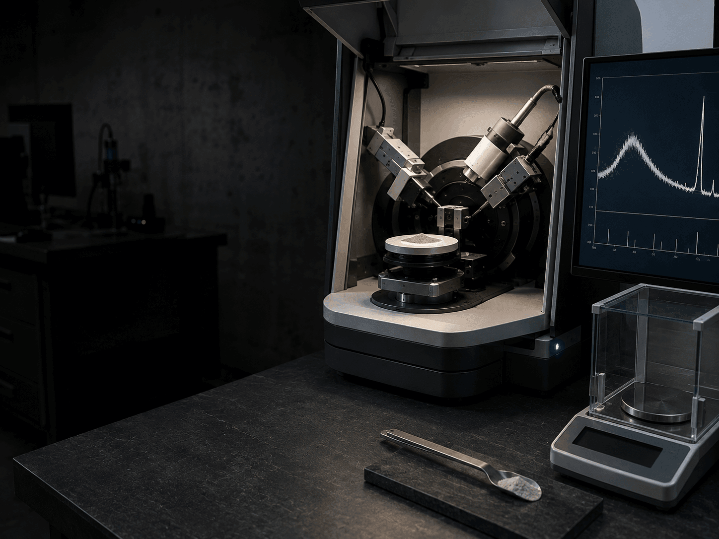 X-Ray Diffraction XRD evaluating amorphous bio-silica